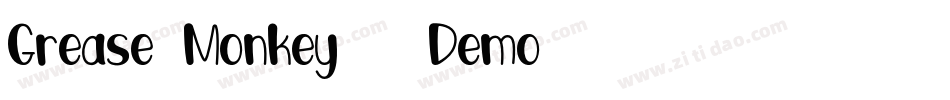 Grease Monkey - Demo字体转换